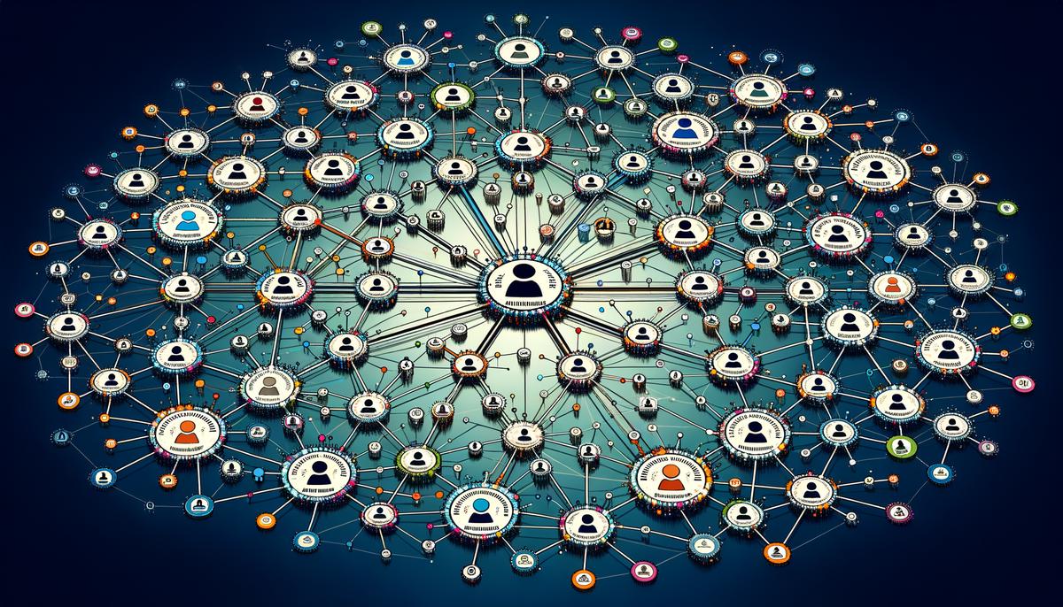 illustrative image representing the concept of an affiliate marketing network