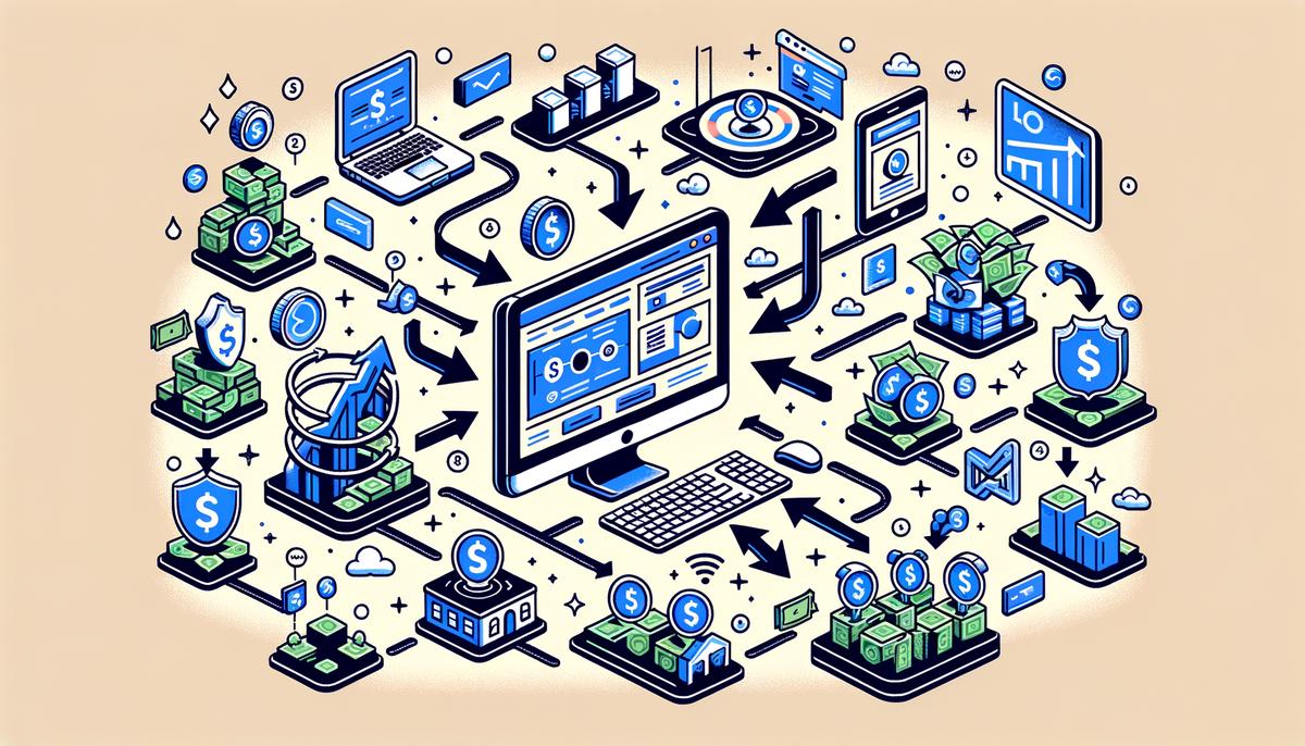 Image illustrating the process of integrating Ezoic with a website for easy monetization