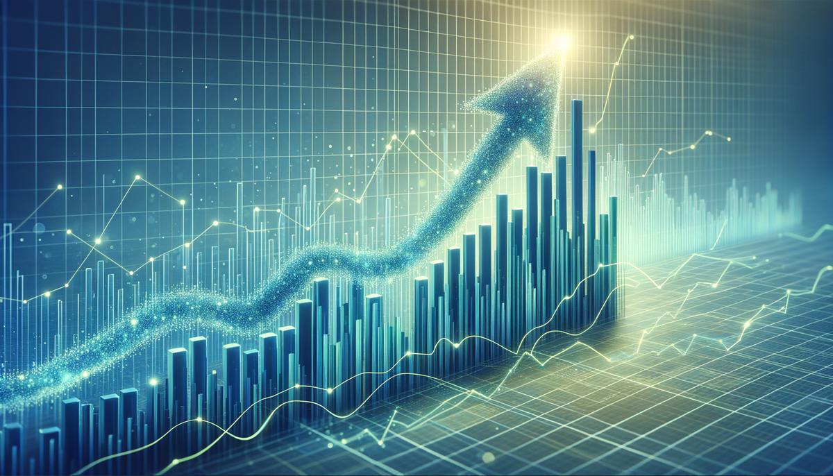 A graph showing improved return on investment (ROI) with the use of advertising analytics software